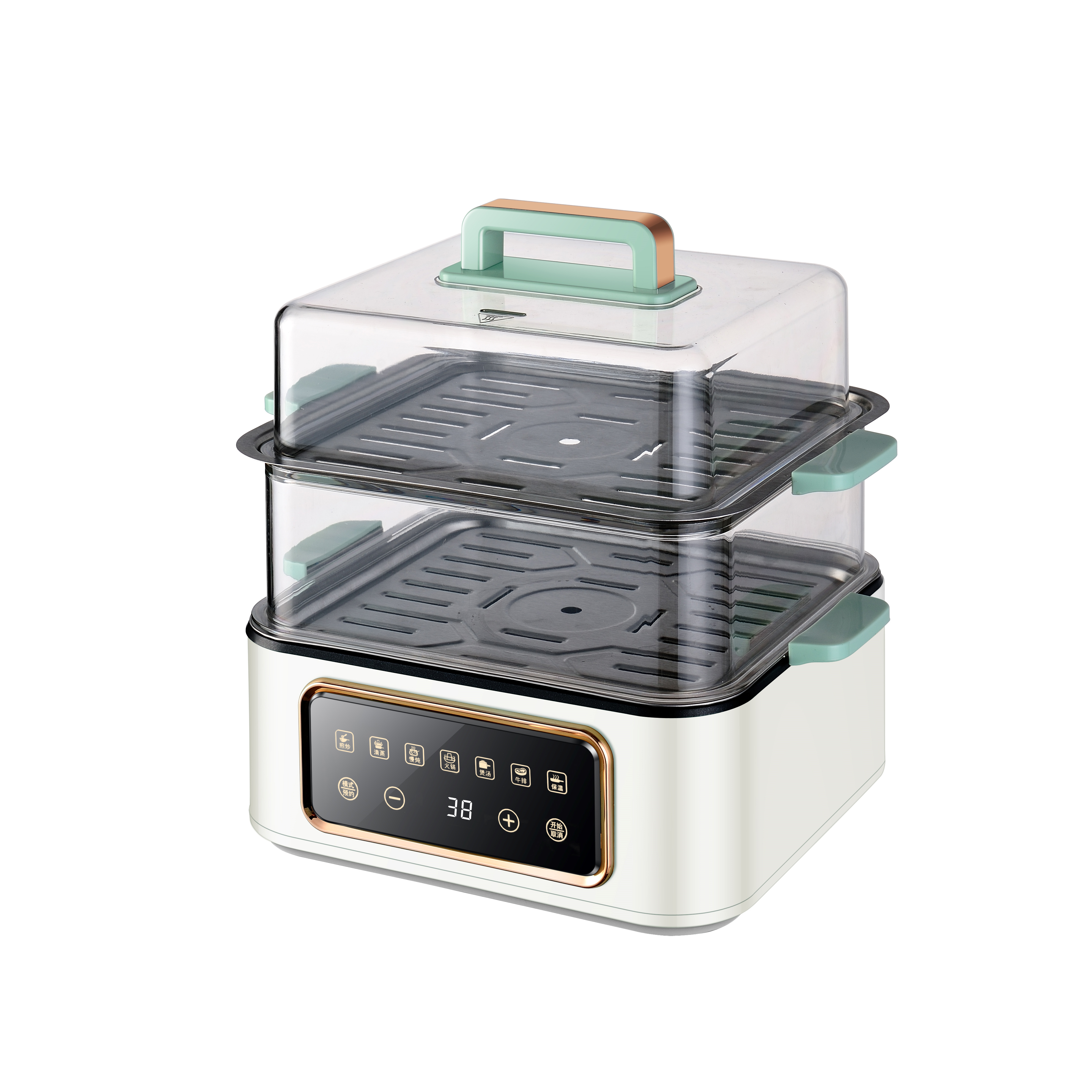 DH-003A  multifunctional electric food steamer  with 7 presets 