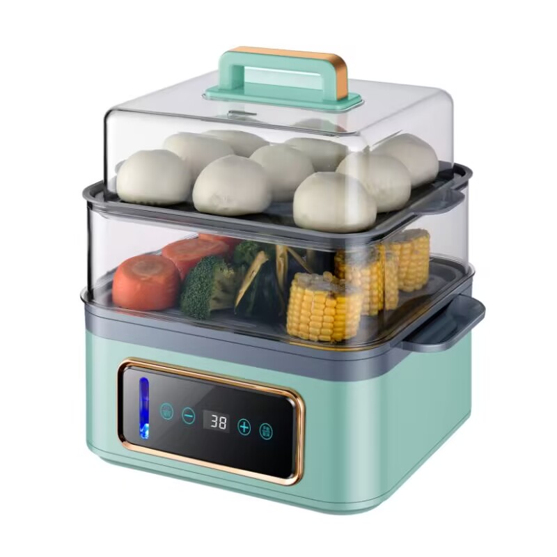 DH-002A 3-tier 800W electric vegetable and food steamer
